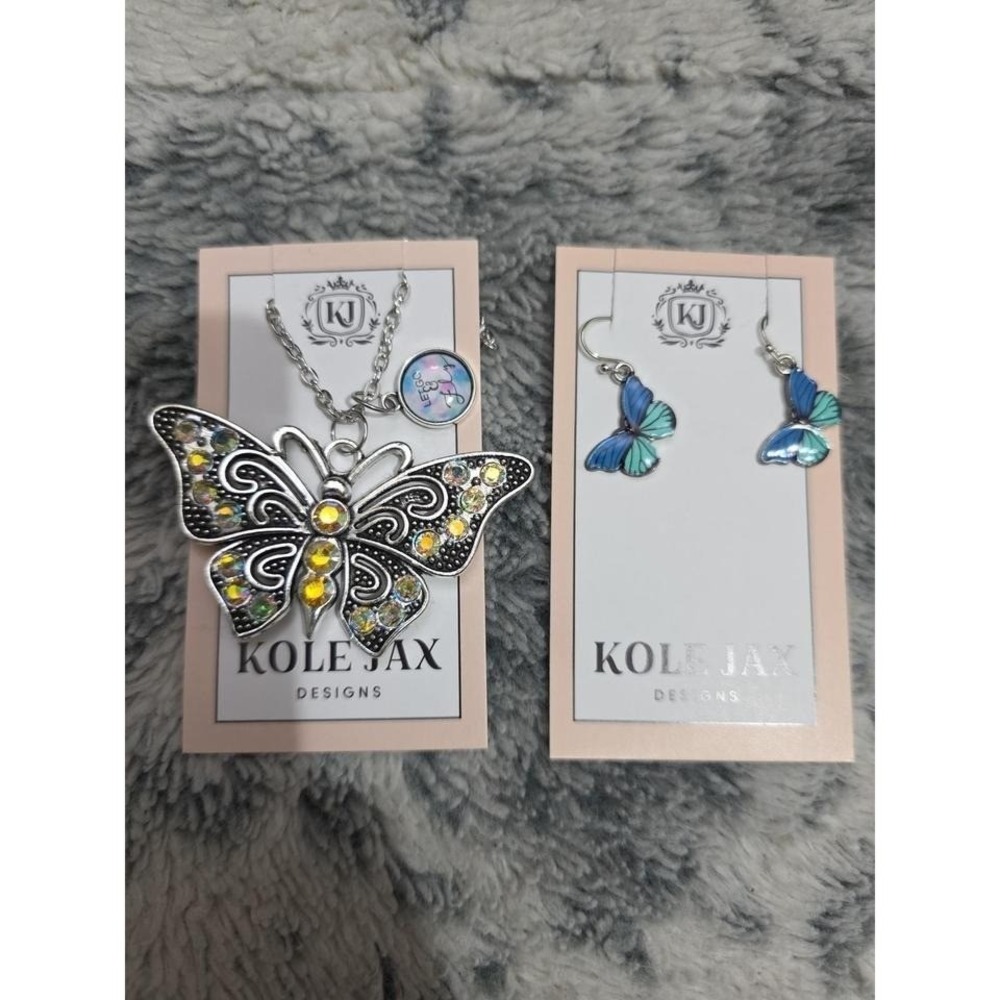 Butterfly Jewelry Gift Set Bundle